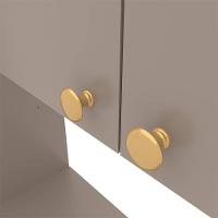 Cozinha Compacta Bartira Pérola com 5 Portas, 2 Gavetas, 1 Gavetão e 4 Prateleiras - 251cm de largura - 7