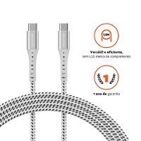 Cabo USB-C ESC06WT em Nylon Trançado Geonav – 1,2 metro - 7