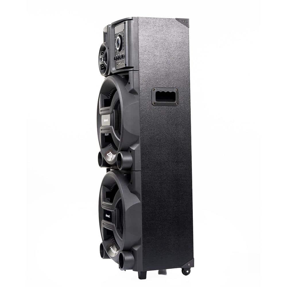 Caixa Amplificadora Amvox Pesadão Black ACA 2201 com Bluetooth, Entradas USB, Microfone e Instrumentos - 2200W - 6