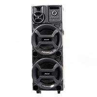 Caixa Amplificadora Amvox Pesadão Black ACA 2201 com Bluetooth, Entradas USB, Microfone e Instrumentos - 2200W - 2