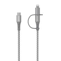 Cabo 2 em 1 USB-C Lightning LC21GR Geonav - 1,5m - 5
