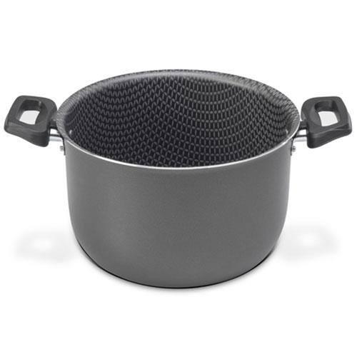 Jogo Banho-Maria 2 Peças Multiflon com Revestimento Antiaderente Ultra 7 e Tampa - Preto - 5