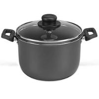 Jogo Banho-Maria 2 Peças Multiflon com Revestimento Antiaderente Ultra 7 e Tampa - Preto - 3