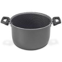 Jogo Banho-Maria 2 Peças Multiflon com Revestimento Antiaderente Ultra 7 e Tampa - Preto - 5