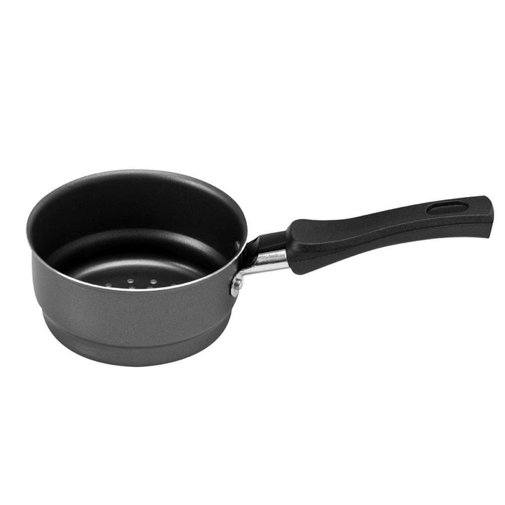 Mini Cuscuzeira Multiflon em Alumínio com Cabo TPA Versátil - Cinza - 4