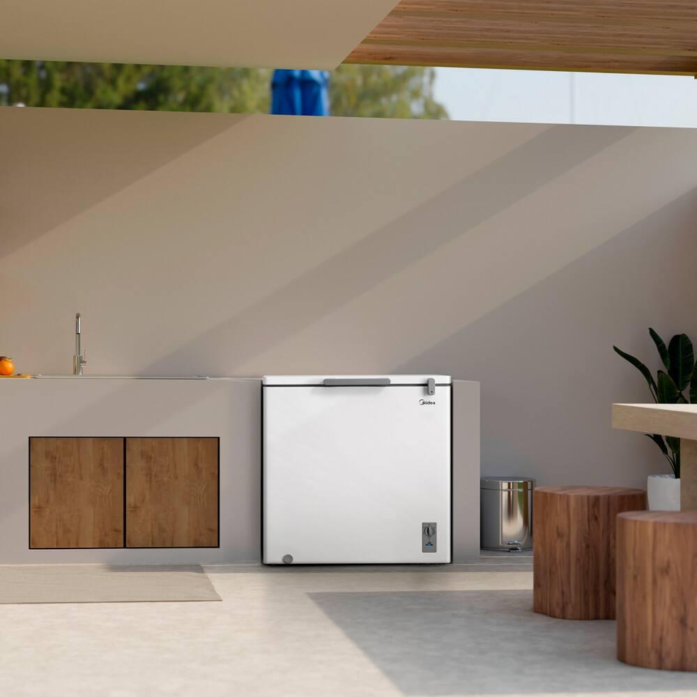 Freezer Horizontal Midea MDRC280 200 litros - Branco - 4