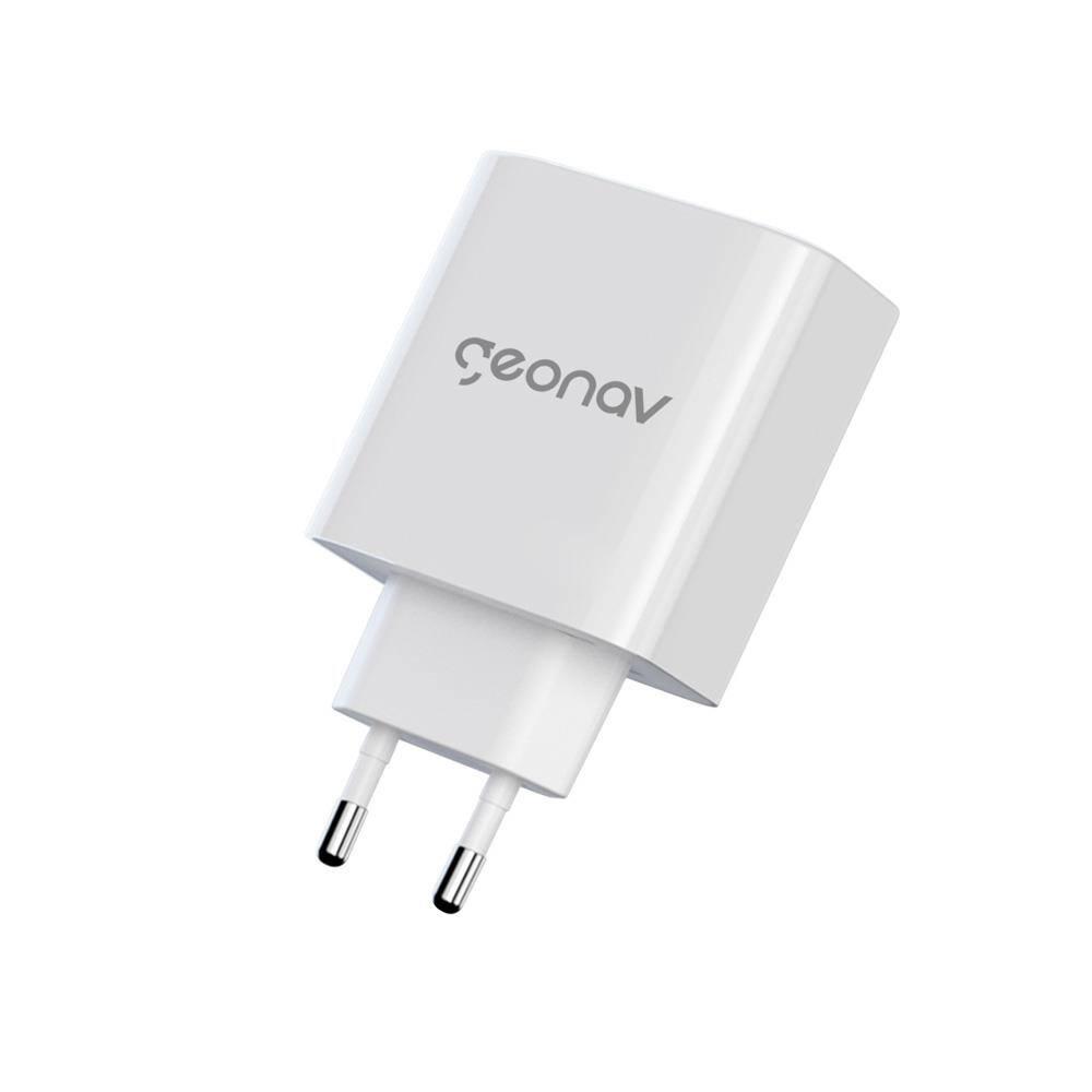 Carregador de Tomada Geonav Turbo Duo 48W com USB-A e USB-C para Celulares e Dispositivos Eletrônicos - 2