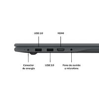 Notebook Positivo Vision Intel Celeron Dual Core 4GB 128GB eMMC Tela HD 14” Windows 11 + Microsoft 365 Personal Válido por 1 Ano - C14 Lumina BAR - 7