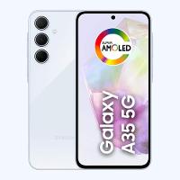 Smartphone Samsung Galaxy A35 5G Azul Claro 256GB, 8GB RAM, Câmera Tripla Traseira de até 50MP, Selfie de 13MP e Tela super AMOLED de 6.6” - 1
