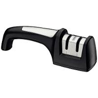 Afiador de Facas Tramontina Profio Diamantado com Suporte em ABS e Aço Inox Preto - 1