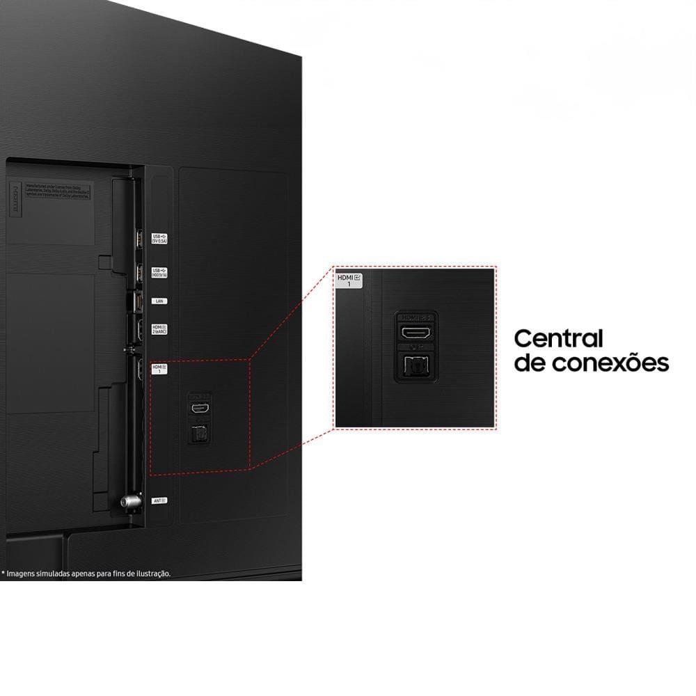 Smart TV 55" QLED 4K Samsung 55Q60D, Tecnologia de Pontos Quânticos, Design AirSlim, Gaming Hub, AI Energy Mode, Som em Movimento Virtual, Alexa - 8