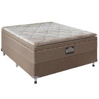 Cama Box de Casal Portobel Potenza Platinum com Molas LFK e Pillow Top 74x138x188cm - Bege Claro - 2