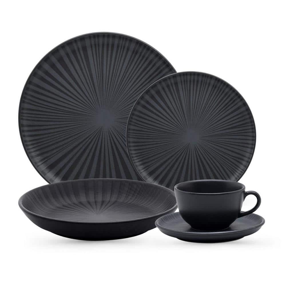 Aparelho de Jantar Oxford Onix em Cerâmica com 20 peças - 1