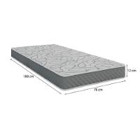 Colchão Solteiro Umaflex Sublime Espuma D20 12 x 78 x 188 cm - Cinza - 4