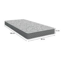 Colchão Solteiro Umaflex Sublime Espuma D20 12 x 88 x 188 cm - Cinza - 4