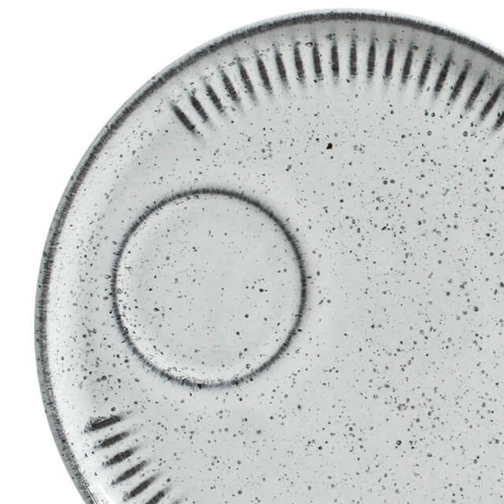 Conjunto de Xícaras de Chá Empilháveis com Pires Porto Brasil Titanium 6 peças - 230 ml - 3