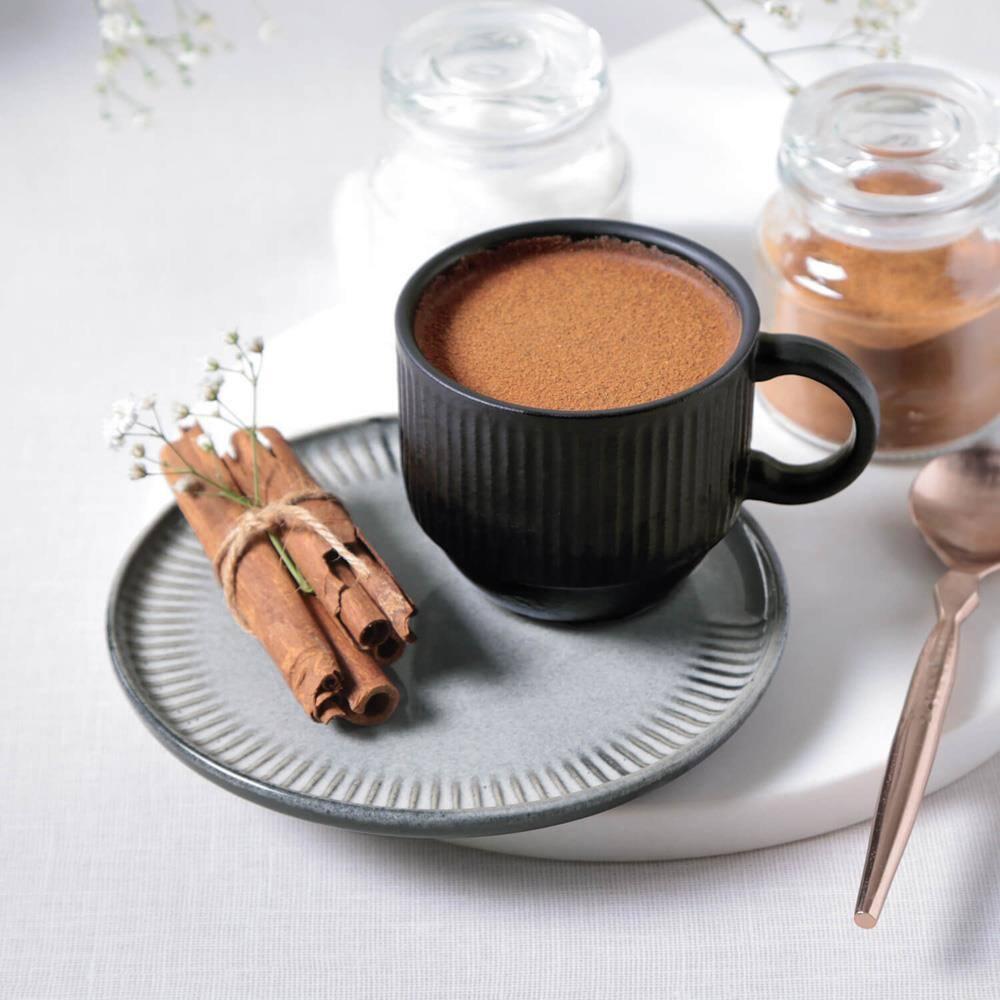 Conjunto de Xícaras de Chá Empilháveis com Pires Porto Brasil Dust 6 peças - 230 ml - 3