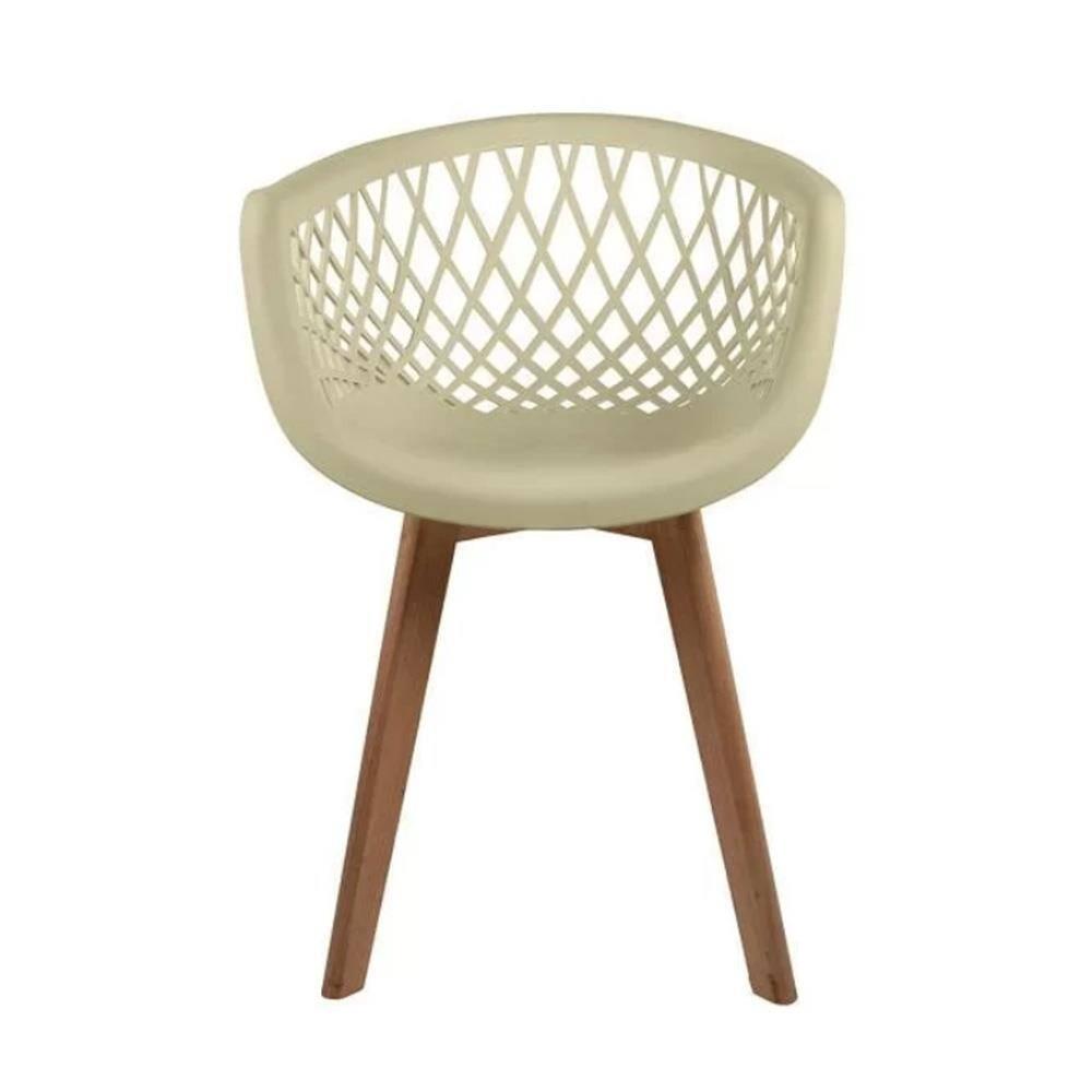 Cadeira de Jantar Web Wood Seat&Co com pés em Madeira - 2