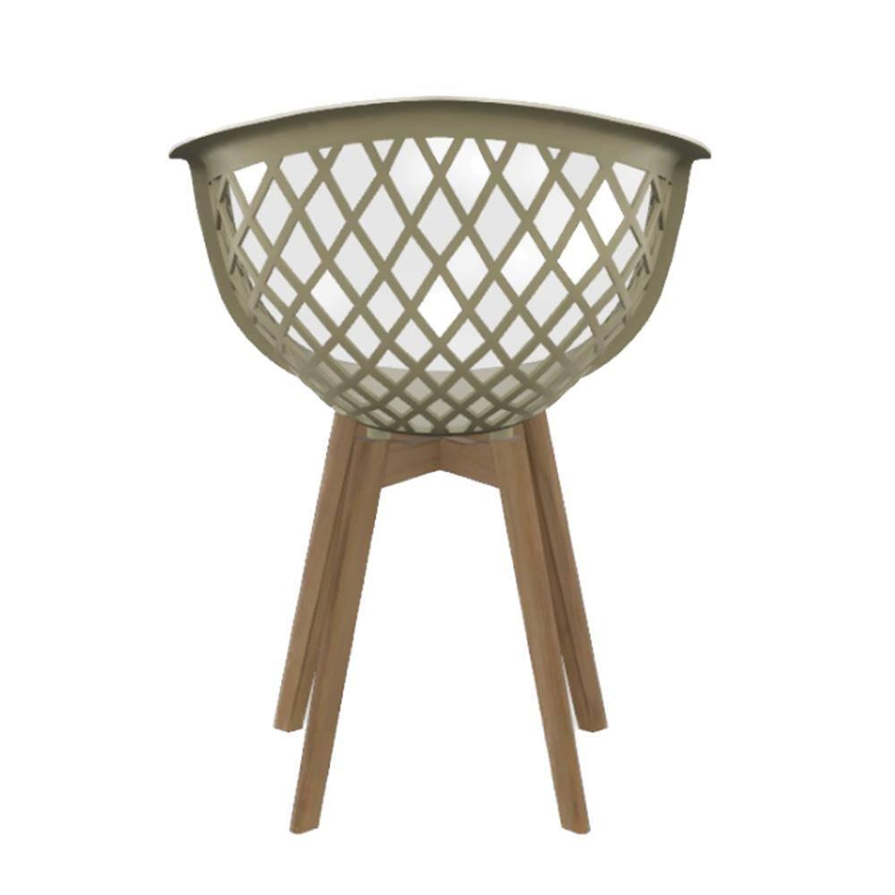 Cadeira de Jantar Web Wood Seat&Co com pés em Madeira - 3