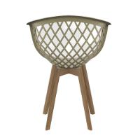 Cadeira de Jantar Web Wood Seat&Co com pés em Madeira - 3