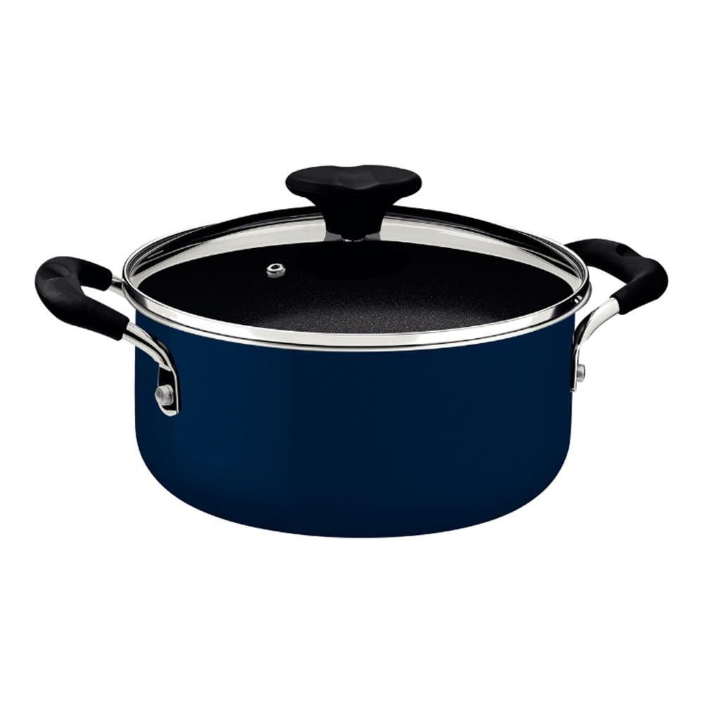 Conjunto de Panelas 5 Peças Tramontina Tunis Antiaderente com Revestimento Cerâmico e Fundo de Indução - Azul - 6