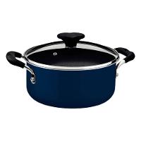 Conjunto de Panelas 5 Peças Tramontina Tunis Antiaderente com Revestimento Cerâmico e Fundo de Indução - Azul - 5