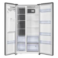 Geladeira TCL Side by Side C516SBIMN Twin Eco Inverter Frost Free Metal Cooling Painel Digital 2 Portas Inox 516L - 2