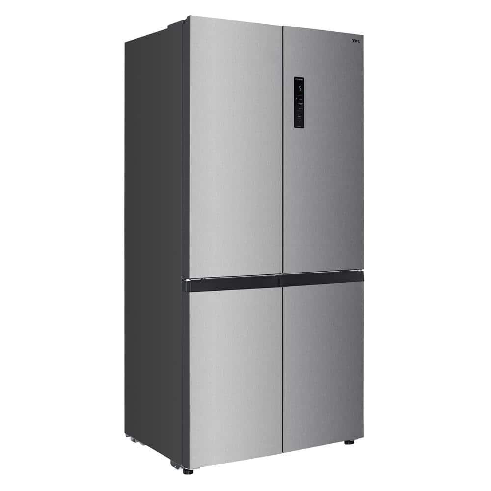 Geladeira TCL Multidoor C516CDN Inverter Frost Free Twin Eco Espaço Flex Metal Cooling Painel Digital com 4 Portas Inox - 516L - 1