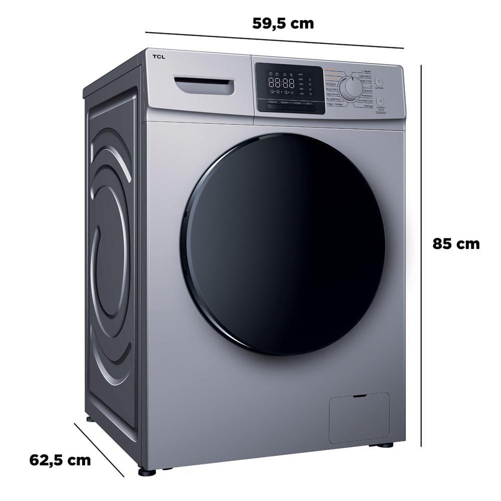 Lava e Seca TCL 11kg/7kg com Motor BLDC Inverter e Sistema Air Wash C311WDS - Prata - 5