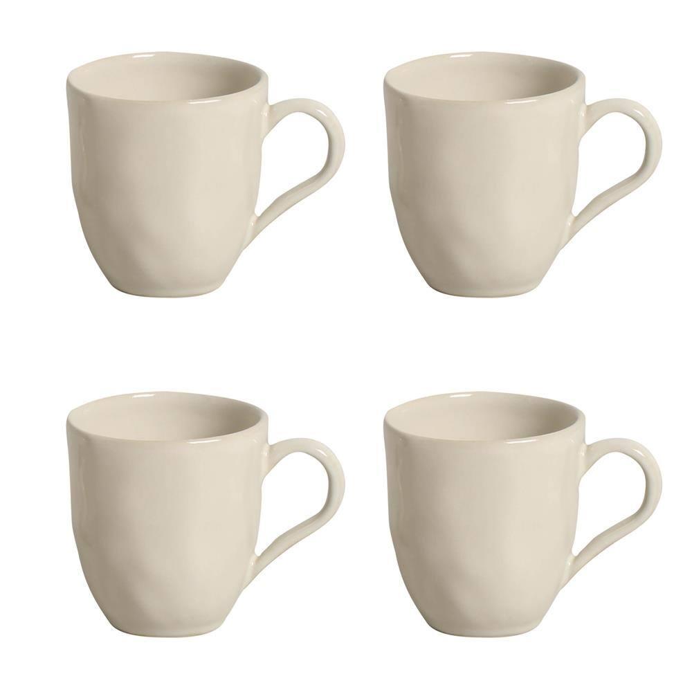 Conjunto de Canecas Porto Brasil Orgânico Clay 4 peças – 273 ml - 1