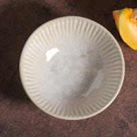 Conjunto de Cumbucas Porto Brasil Cerâmica Linhas Latte Bege 6 peças – 370 ml