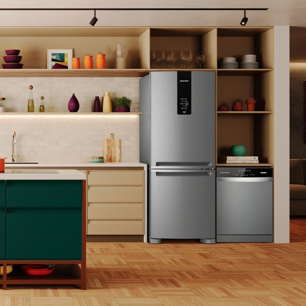 Geladeira Brastemp BRE57FK Frost Free Inverse com Painel Digital, Turbo Freezer e Ice Inox – 447L - 5