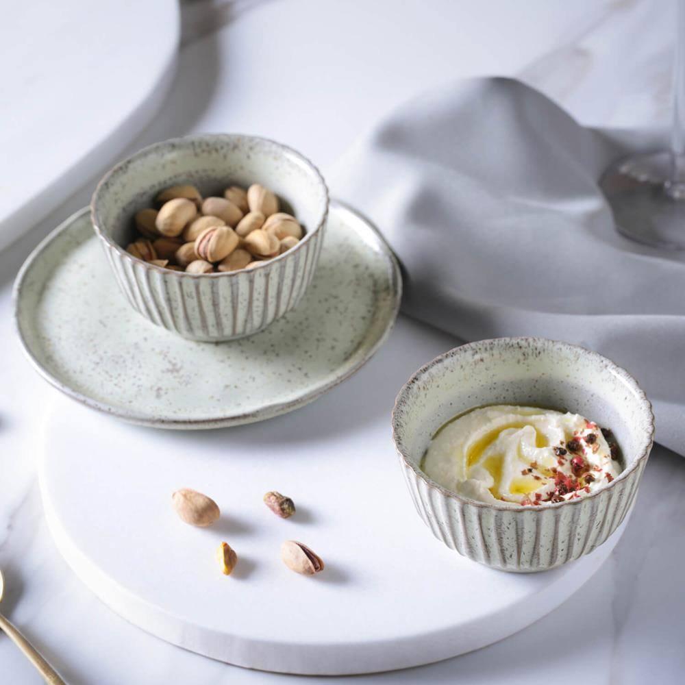 Conjunto de Ramequim Porto Brasil Linhas Pistache com 6 Peças 170 ml - Verde - 3