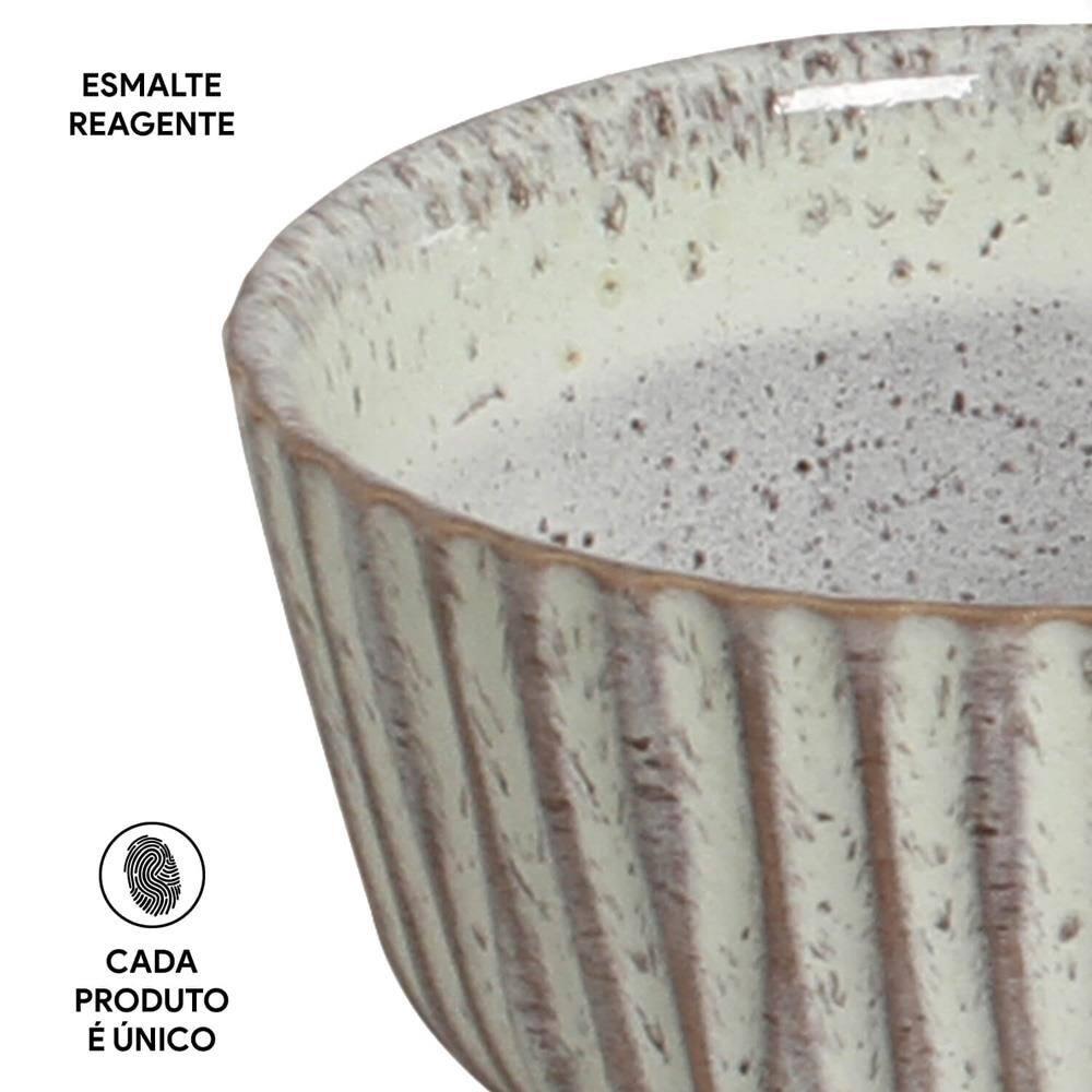 Conjunto de Ramequim Porto Brasil Linhas Pistache com 6 Peças 170 ml - Verde - 6