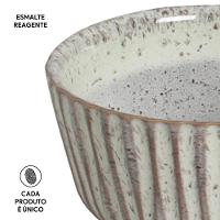 Conjunto de Ramequim Porto Brasil Linhas Pistache com 6 Peças 170 ml - Verde - 6