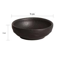 Conjunto de Ramequim Porto Brasil Orgânico Matte com 6 Peças 70 ml - Preto - 3