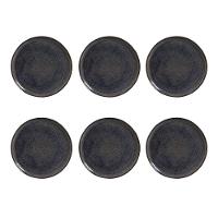 Conjunto de Pratos Rasos Porto Brasil Bio Titanium com 6 Peças - Azul - 1