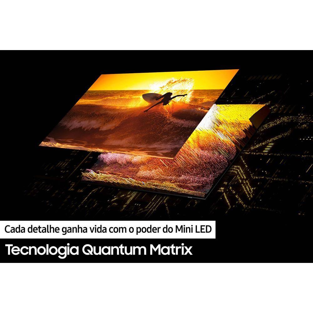 Smart TV 55” 4K Samsung Neo QLED 55QN85D com Processador com AI, AI Energy Mode, Dolby Atmos, Alexa built in, Wi-Fi, Bluetooth, USB e HDMI - 4
