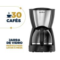 Cafeteira Elétrica Britânia BCF32A 30 xícaras - Preto e Inox - 5