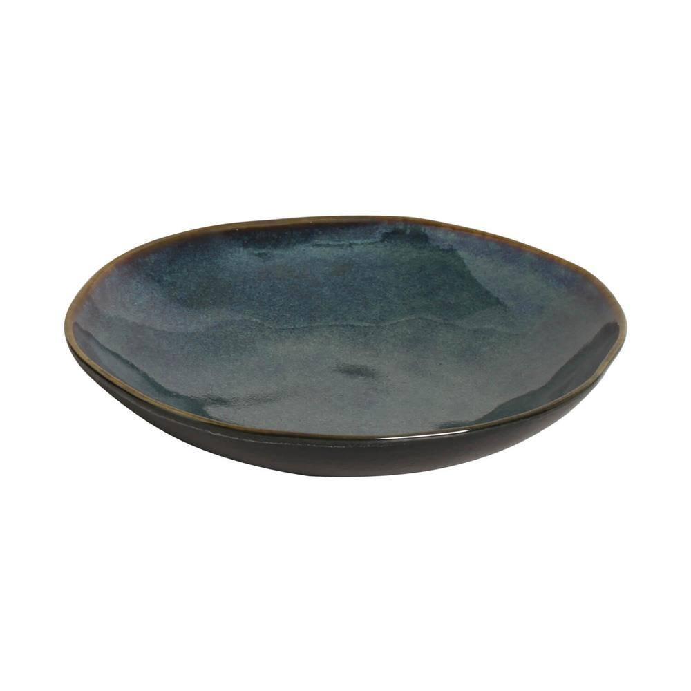 Conjunto de Pratos Fundos Porto Brasil Orgânico Oceano com 6 Peças - Azul - 3