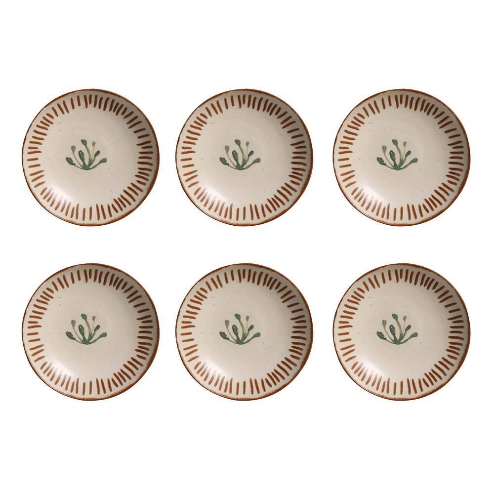 Conjunto de Pratos Fundos Porto Brasil Coup Magari com 6 Peças - Marrom - 1