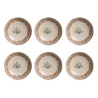 Conjunto de Pratos Fundos Porto Brasil Coup Magari com 6 Peças - Marrom - 1