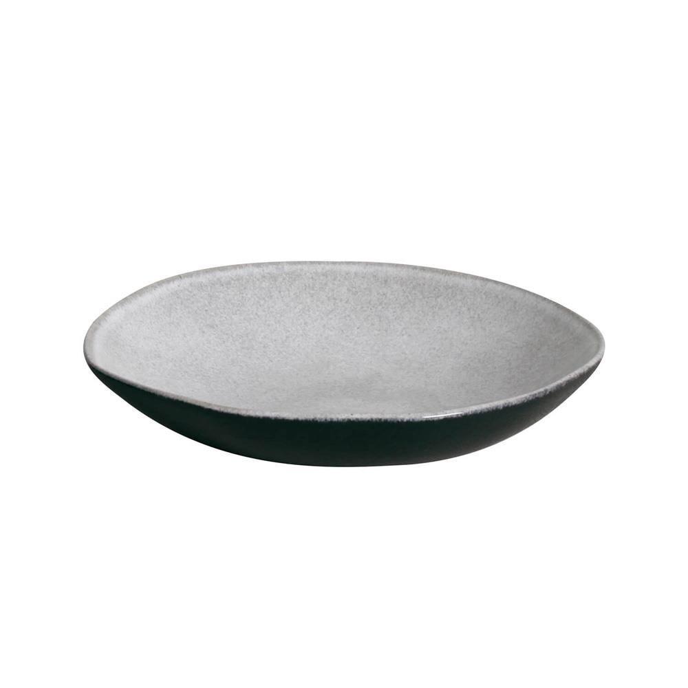 Conjunto de Pratos Fundos Porto Brasil Orgânico Concreto com 6 Peças - Cinza - 4