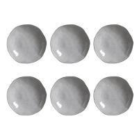 Conjunto de Pratos Fundos Porto Brasil Orgânico Concreto com 6 Peças - Cinza - 1