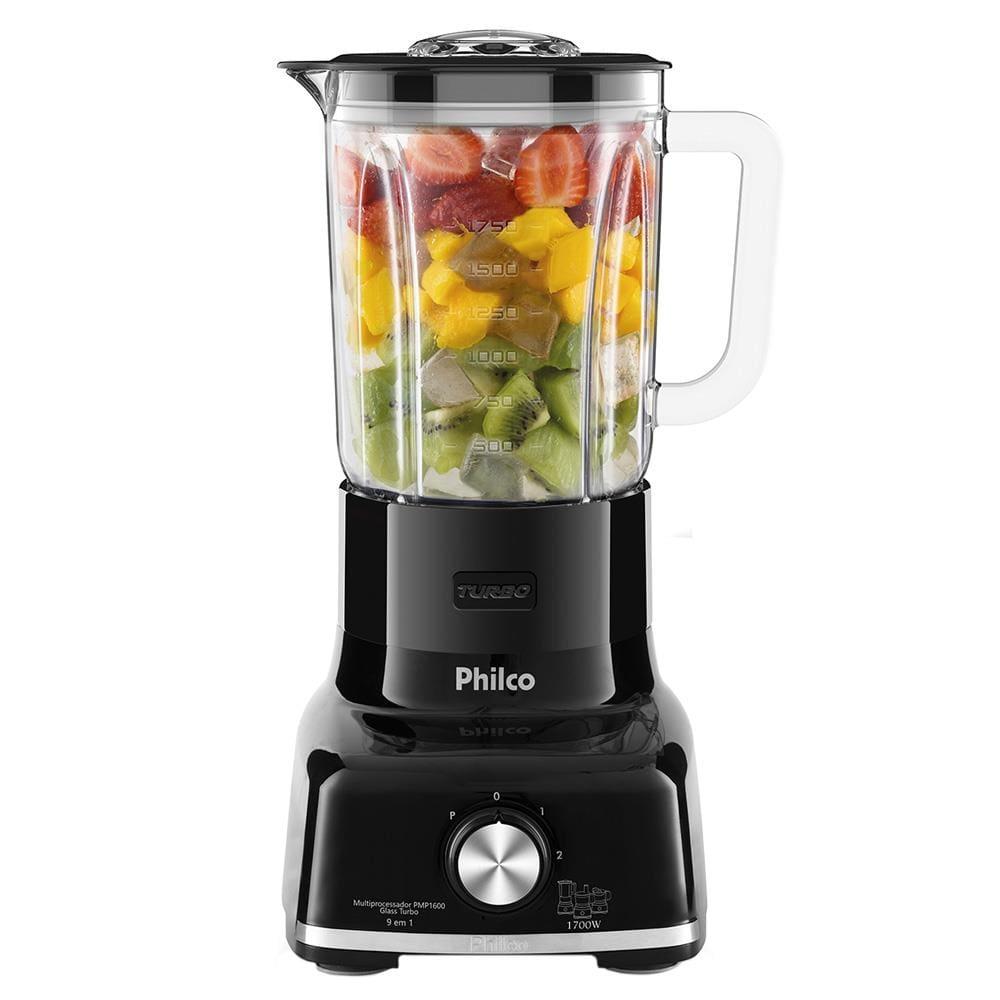 Multiprocessador de Alimentos Philco PMP1600P 9 em 1 com 2 Velocidades + Pulsar 1700W – Preto - 5