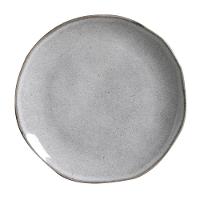 Conjunto de Pratos de Sobremesa Porto Brasil Orgânico Concreto com 6 peças - Cinza - 2