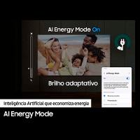 Smart TV 75” 4K LED Samsung 75DU7700 Processador Crystal Gaming Hub AI Energy Mod
