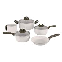 Conjunto de Panelas 5 Peças Brinox Life Suprema com Antiaderente Proflon – Vanila - 1