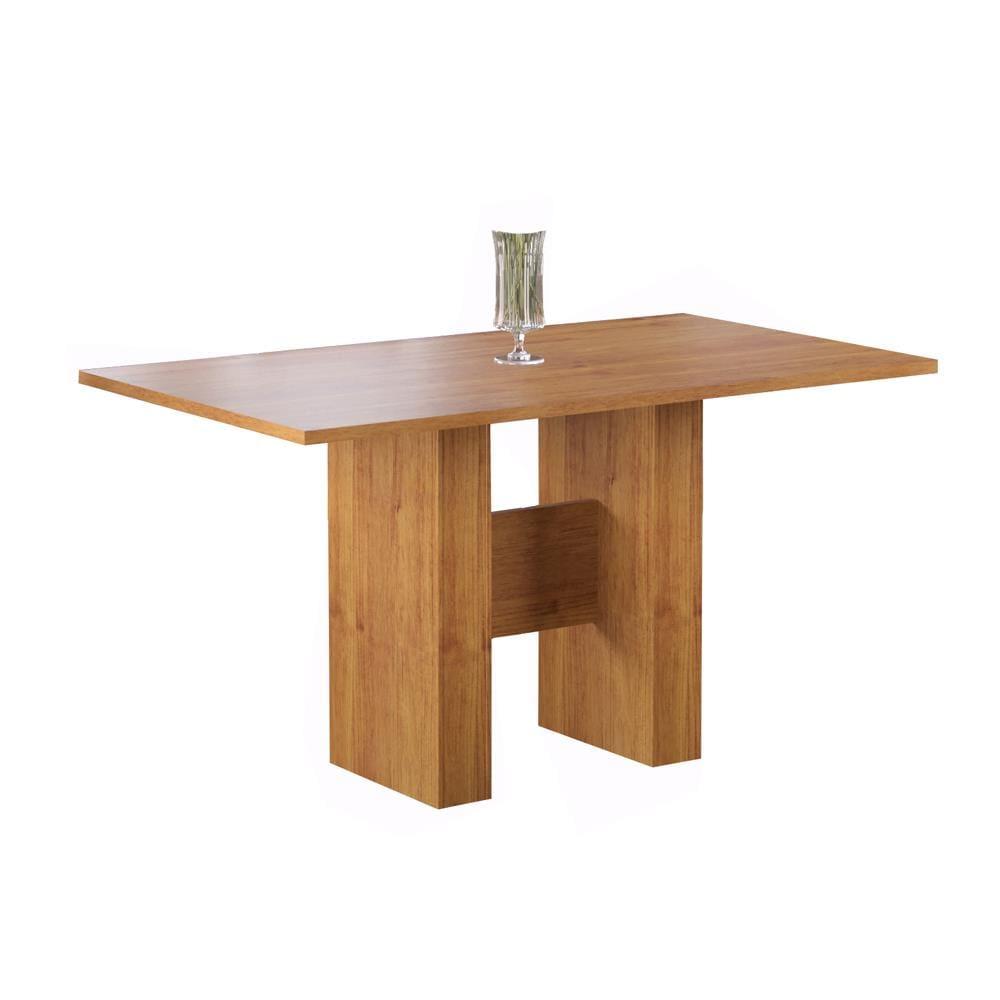 Mesa de Jantar Retangular Viero Carmen com 4 Cadeiras Estofadas e Revestidas em Veludo - 2