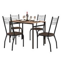 Mesa Retangular Fabone Sintra com 4 Cadeiras Estofadas - 2